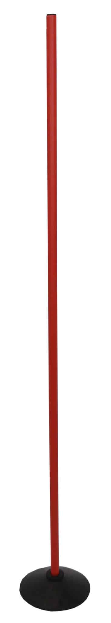 Piquet de slalom base caoutchouc rouge terrain synthétique Playgones Piquet de slalom base caoutchouc rouge terrain synthétique Playgones