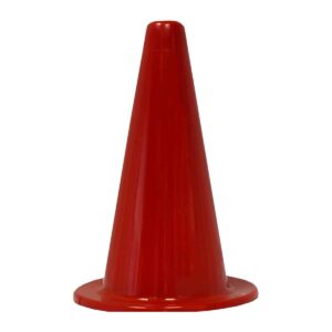 Cône souple en caoutchouc 35 cm rouge