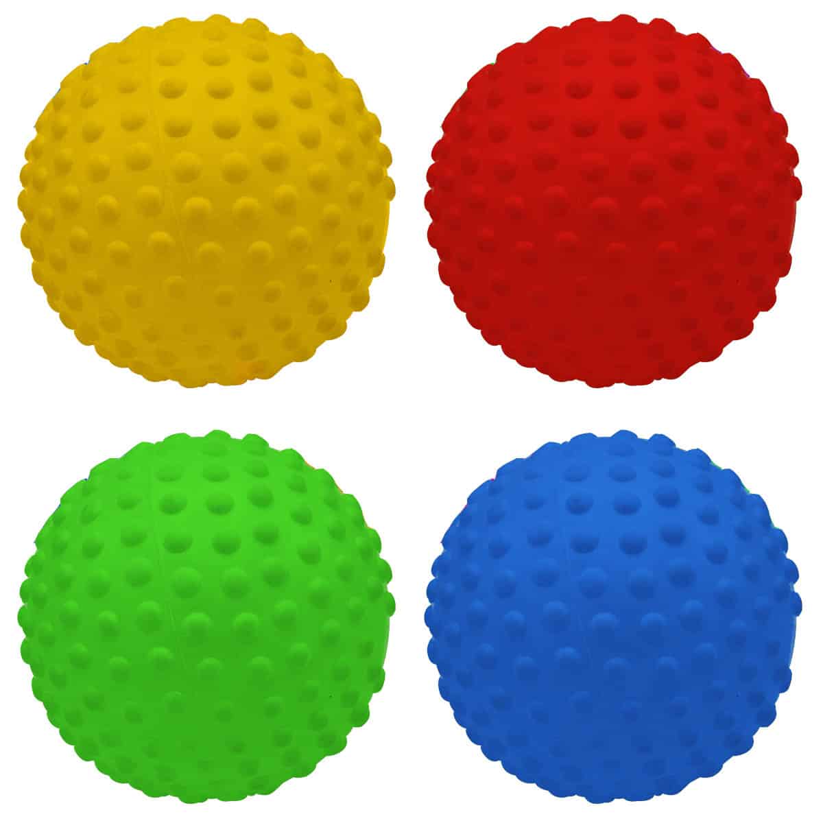 Lot de 4 balles sensorielles 16 cm Playgones Lot de 4 balles sensorielles 16 cm Playgones