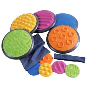 Jeu tactile (5 grandes plaques + 5 petites plaques)