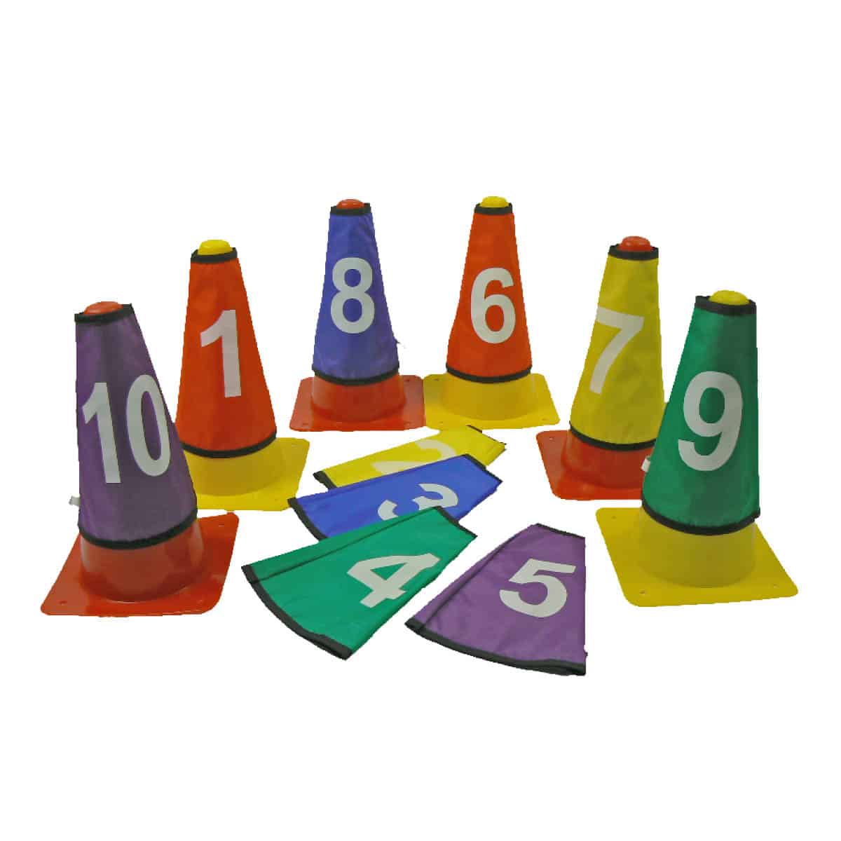 Lot de 10 caches cônes numérotés Playgones Lot de 10 caches cônes numérotés Playgones