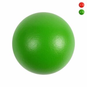 Balle peau d'éléphant 7 cm verte increvable