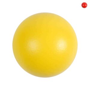 Balle peau d'éléphant 21 cm jaune increvable