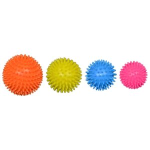 Balle de massage à picots 7 cm bleue