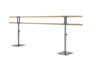 Barre de danse mobile double barres sans roulettes