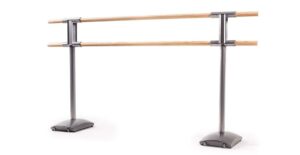Barre de danse mobile premium double barres