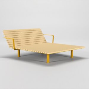 Bain de soleil Skala double - mobilier urbain Glänta Skala distribué par Playgones