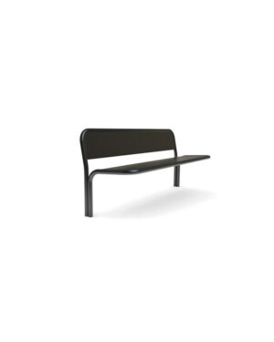 Banc de parc Spirer, agrès de fitness Noord Spirer, fond blanc
