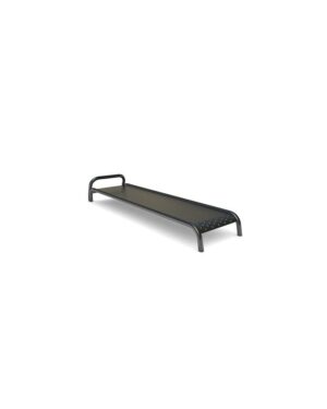 Banc plat Spirer, agrès de fitness Noord Spirer, fond blanc