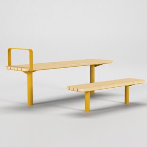 Banc Skala - mobilier urbain Glänta Skala distribué par Playgones