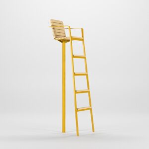 Chaise haute Skala - mobilier urbain Glänta Skala distribué par Playgones