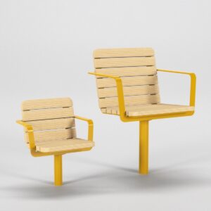 Fauteuil Skala - mobilier urbain Glänta Skala distribué par Playgones