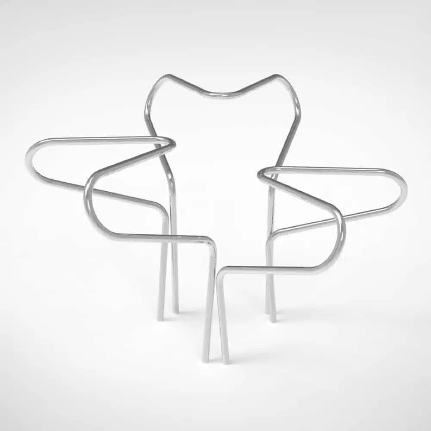 Agrès de fitness design Glänta en inox
