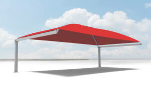 Voile d ombrage Shader 2 poteaux deportes Playgones