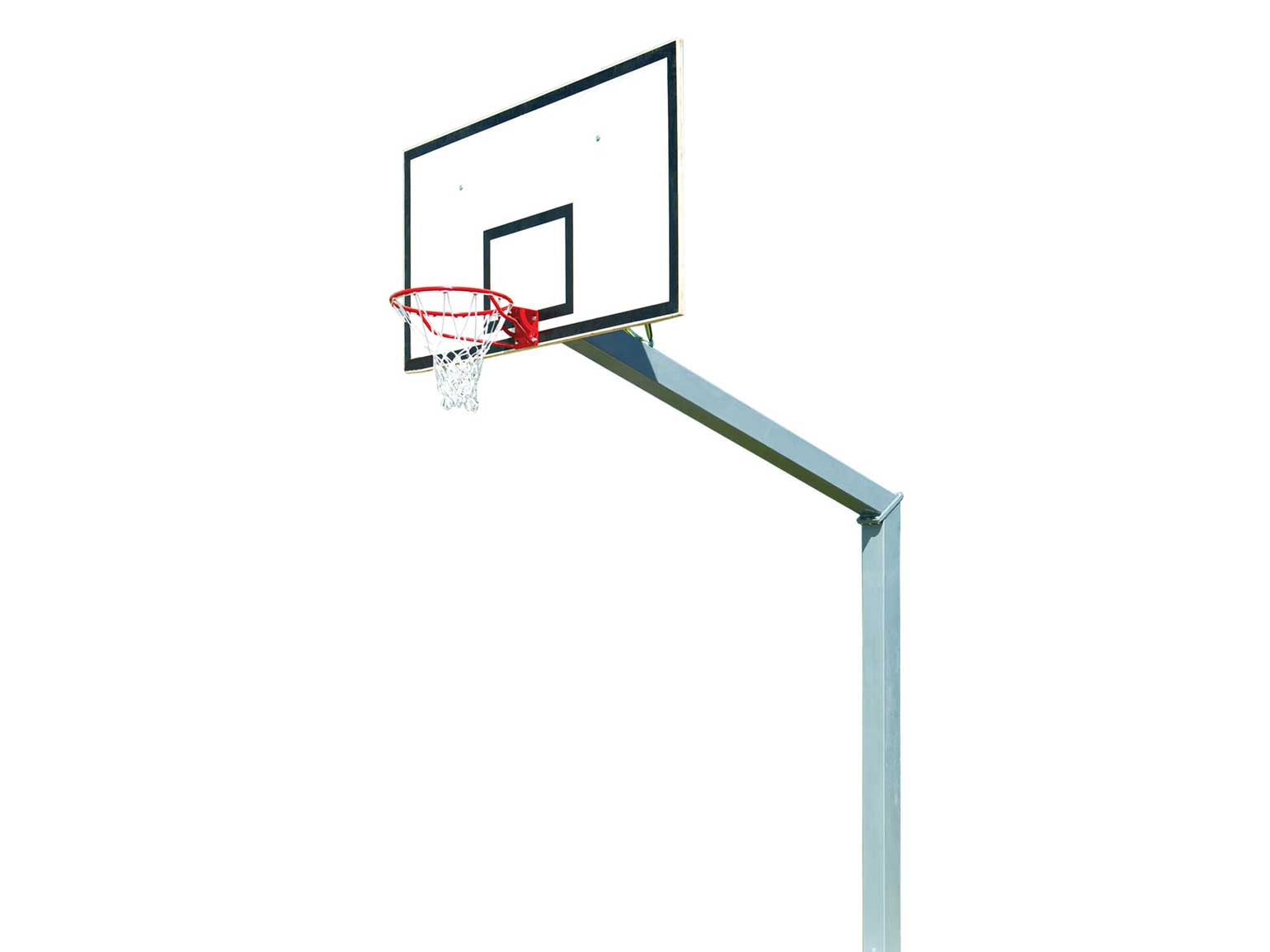 But de basket fixe extérieur - 3,05m - Déport 2,25m - À sceller - vue 1 - Playgones But de basket fixe extérieur - 3,05m - Déport 2,25m - À sceller - vue 1 - Playgones