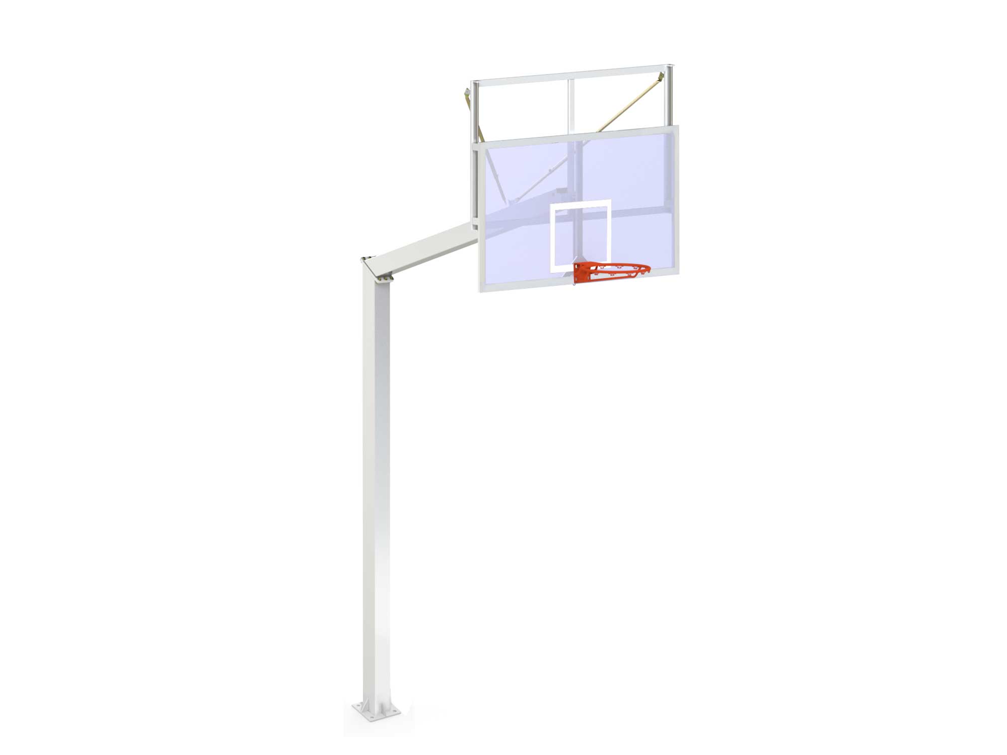 But de basket fixe extérieur - Variable - Déport 2,25m - Sur platine - Playgones But de basket fixe extérieur - Variable - Déport 2,25m - Sur platine - Playgones
