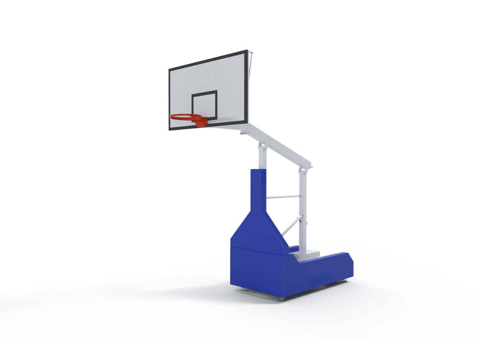 But de basket compétition interieur - 3,05m - Déport 1,20m - vue 1 - Playgones But de basket compétition interieur - 3,05m - Déport 1,20m - vue 1 - Playgones