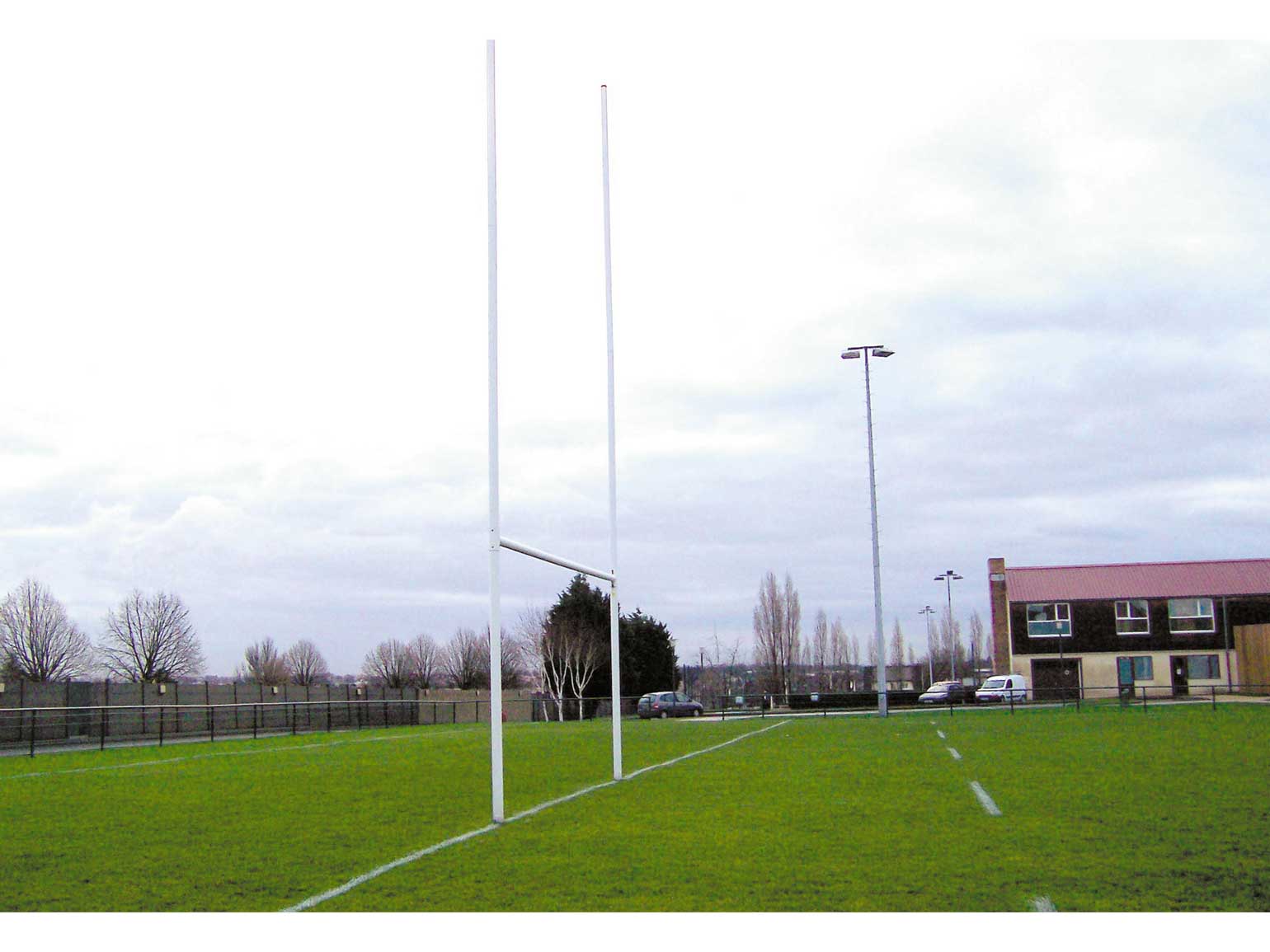 Poteaux de rugby à sceller 8 m Playgones Poteaux de rugby à sceller 8 m Playgones