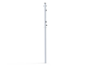 Poteaux de volleyball entraînement, Central, Aluminium, À sceller, Ø90mm, Tension manuelle