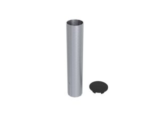 Jeu de 2 fourreaux aluminium, vue 1