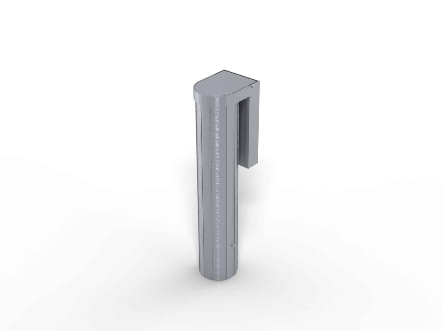 Jeu de 2 fourreaux aluminium avec couvercle encastré, vue 1 Playgones Jeu de 2 fourreaux aluminium avec couvercle encastré, vue 1 Playgones