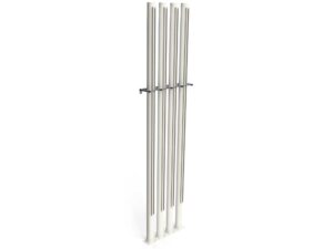 Râtelier vertical, fixation murale pour 4 poteaux