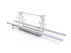 Râtelier mobile pour 4 paires avec plancher bois
