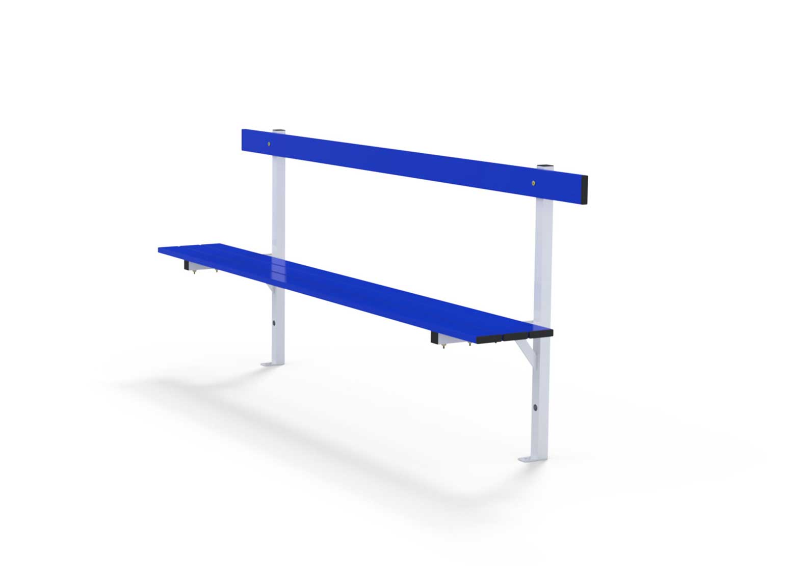 Banc mural avec dossier - 2m Playgones Banc mural avec dossier - 2m Playgones