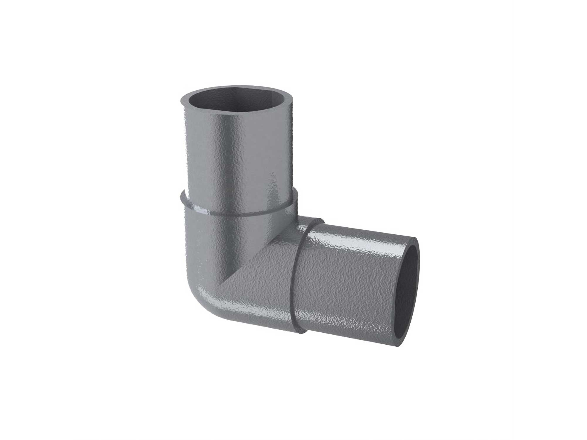 Coude rentrant brut. 2 rivets de fixation Playgones Coude rentrant brut. 2 rivets de fixation Playgones