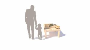 Table Explorer (600 mm de hauteur)