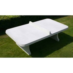 Table ping pong angles arrondis extérieur béton naturel