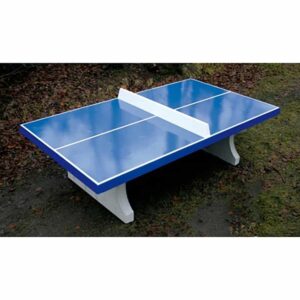 Table ping pong extérieur béton bleue