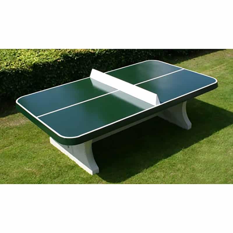 Table ping pong extérieur béton verte - Playgones Table ping pong extérieur béton verte - Playgones