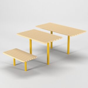 Table Skala - mobilier urbain Glänta Skala distribué par Playgones