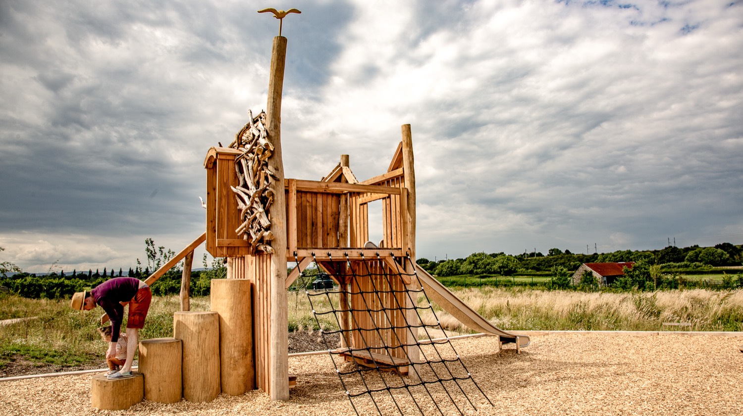Structure de jeu Touchwood en bois robinier