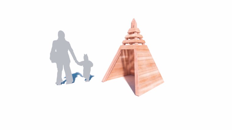 Jeu nature Touchwood en bois naturel