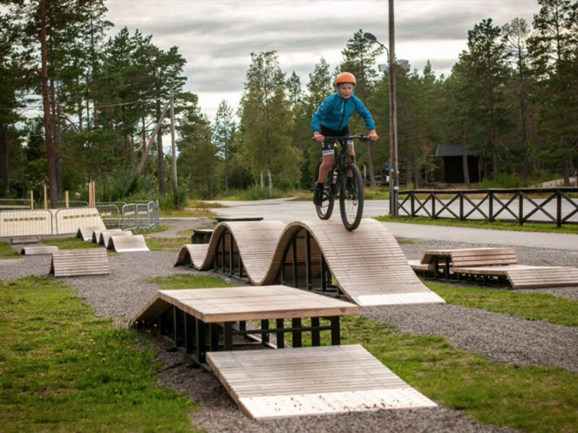 Piste Velopark pour vélo et trottinette