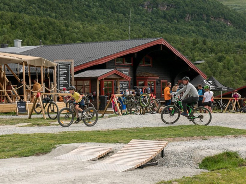 Module de pumptrack Velopark en conditions réelles