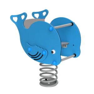 Whale Springer - Jeu sur ressort baleine - jeu inclusif Inclusive Play distribué par Playgones