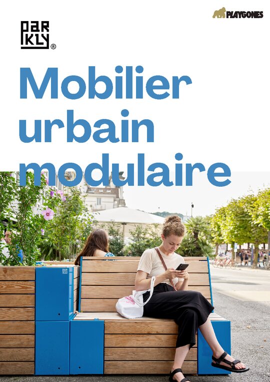 Catalogue Parkly - Mobilier modulaire Playgones
