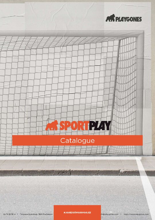 Catalogue Équipements sportifs Playgones