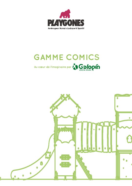Catalogue Galopin Comics Playgones