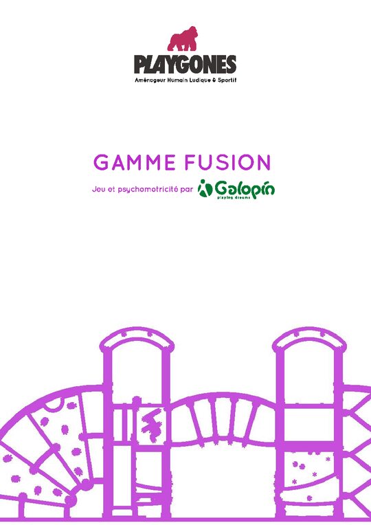 Catalogue Galopin Fusion Playgones