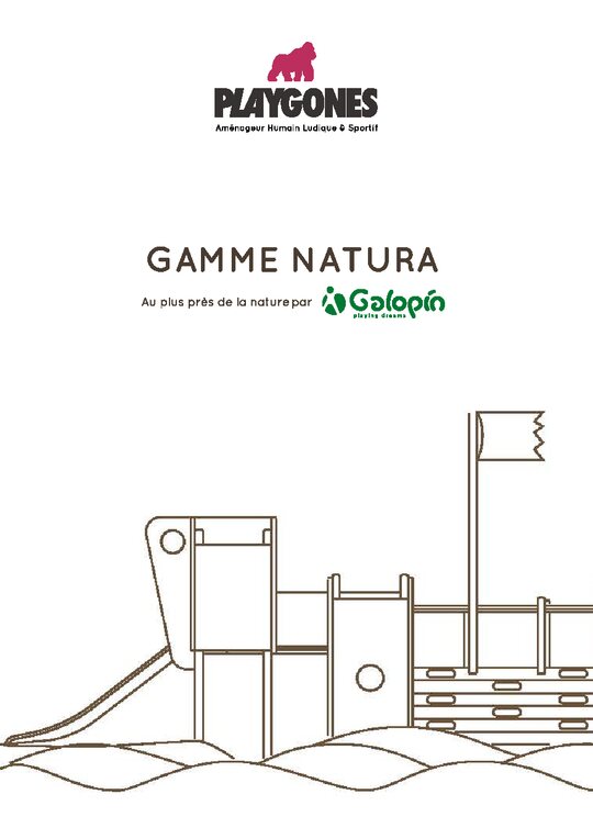 Catalogue Galopin Natura Playgones