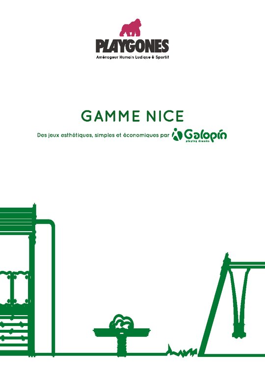 Catalogue Galopin Nice Playgones