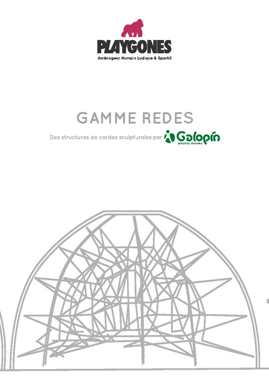 Catalogue Galopin Redes Playgones