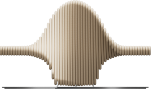 Mobilier design Friends MoveArt en bois Accoya - Playgones