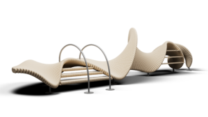 Sculpture de jeu Climbslide 11.0 en bois Accoya