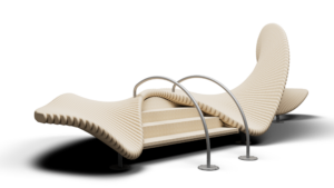 Sculpture de jeu Climbslide 7.9 en bois Accoya