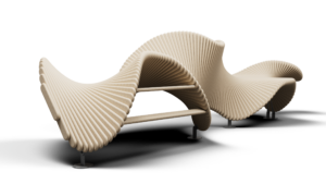 Sculpture de jeu Climbslide 8.0 en bois Accoya